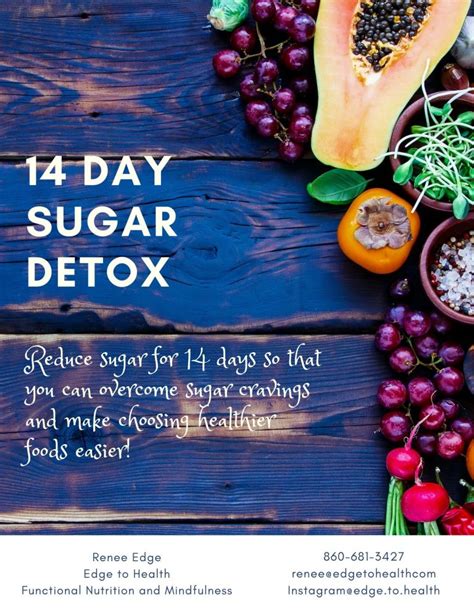 14 Day Sugar Detox Edge To Health