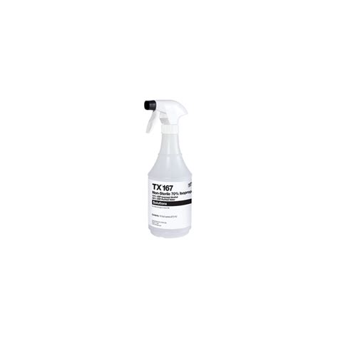 Texwipe Tx167 70 Isopropyl Alcohol 16oz Trigger Spray Bottle