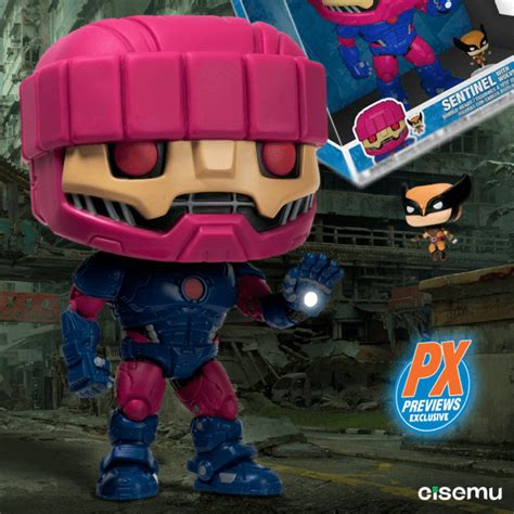 Sentinel With Wolverine 10 PX 1054 Marvel X Men Funko Pop