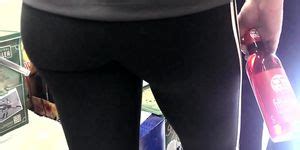 Petite Blonde Milf In Adidas Leggings In German Supermarket Tnaflix