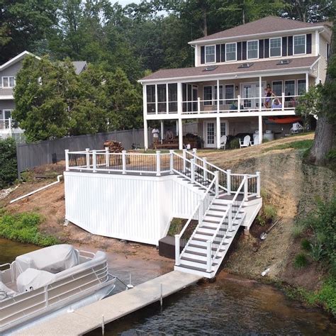 Deck On Congamond Lake Brd Construction