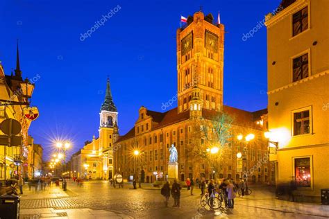 Torun Polonia 30 De Marzo De 2019 Arquitectura Del Casco Antiguo De