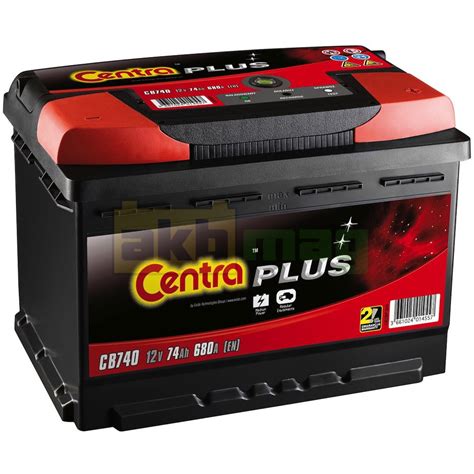 Аккумулятор CENTRA Plus CB740 74Ah 680A купить В наличии