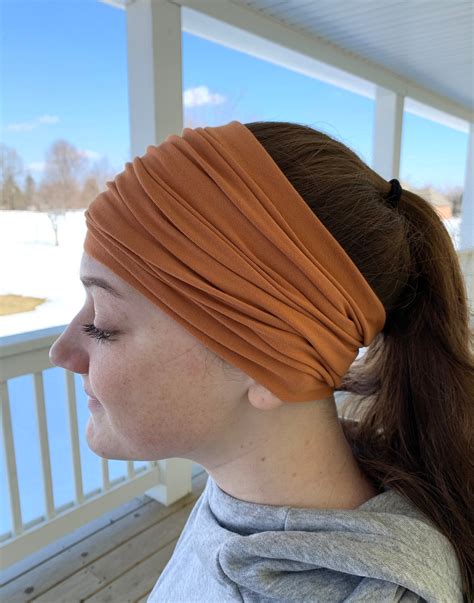 Tube Headbands 1 Headbands For Women Wide Headband Boho Etsy