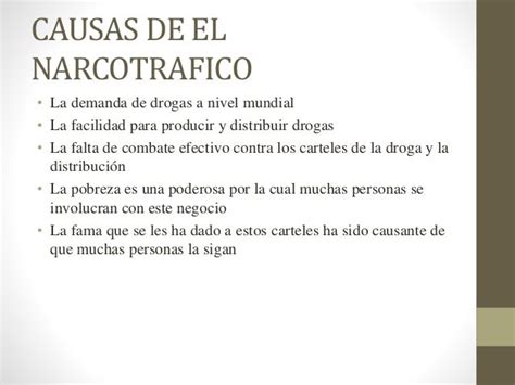 El Narcotráfico