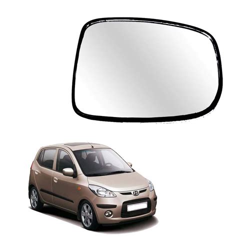 Right Side View Mirror Glass For Hyundai I10 Magna Sportz Model 2007