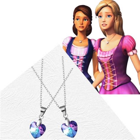 Collares Cristal Duo Mini Barbie Castillo De Diamantes Meses Sin