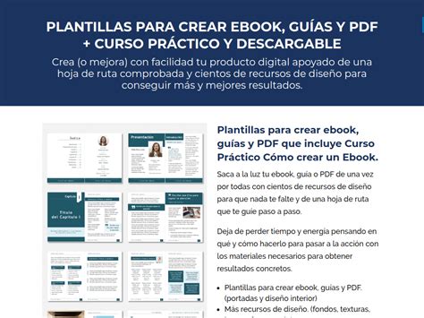 Plantillas Para Crear Ebook Gu As Y Pdf Curso