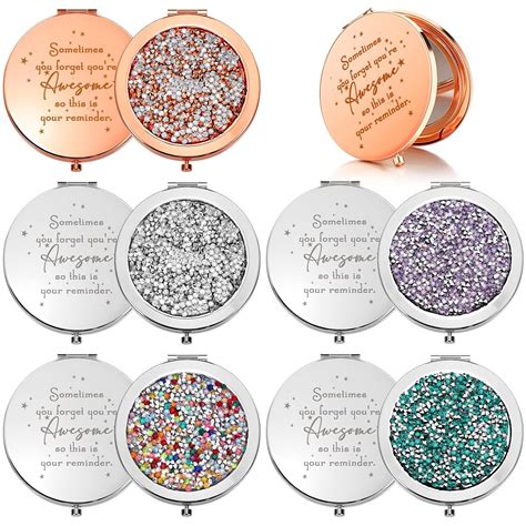 Amazon Roowest Pcs Inspirational Compact Mirror Sometimes You