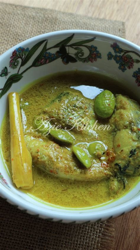 Gulai Lemak Cili Api Ikan Tenggiri Dengan Petai Azie Kitchen