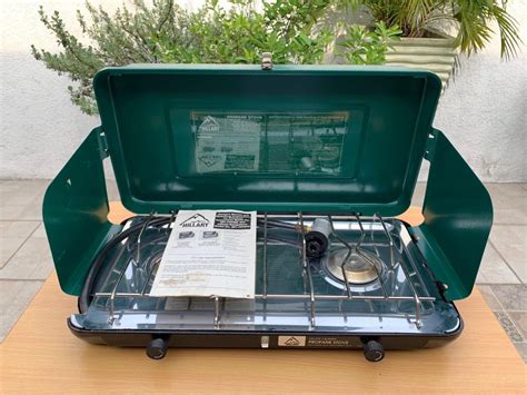 Sears Hillary Deluxe 2 Burner Propane Stove Portable Stove Camping Stove Sports Equipment