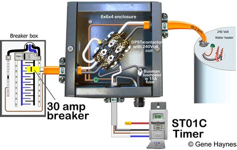 Electric Water Heater Timer Wiring Diagram