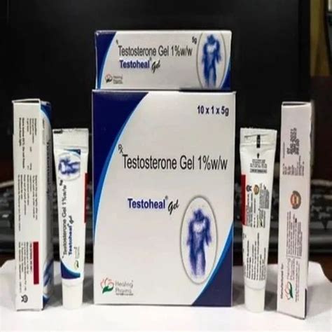 Testosterone Gel Testoheal Gel Dose W W Packaging Type