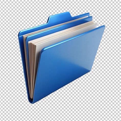 Folder Transparent Background Premium Ai Generated Psd