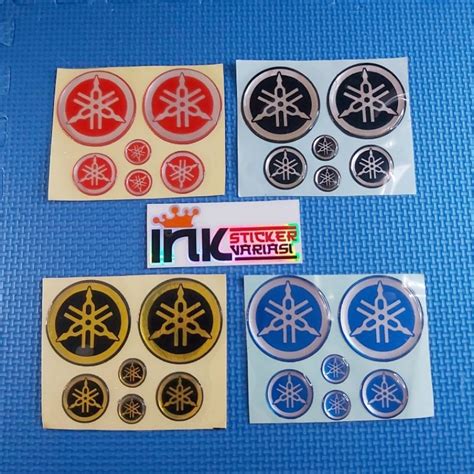 Jual Sticker Timbul Emblem Logo Yamaha Set Shopee Indonesia