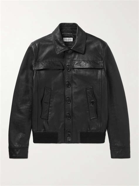 SAINT LAURENT Padded Leather Jacket for Men | MR PORTER