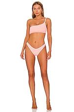 Lspace Axel Bikini Top In Crystal Pink Lemon Drop Revolve