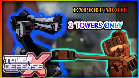 Expert Mode With Only Railgunner And Sniper Roblox Tdx Youtube