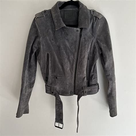 Blank Nyc Suede Moto Jacket In Stargazer Gem