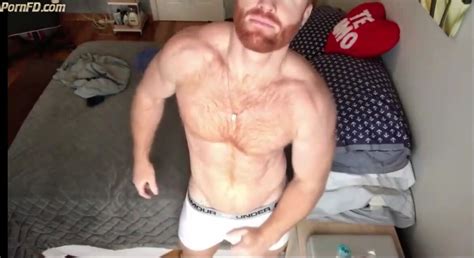 Ginger Hunk Seth Forena Bed Jerks His Cock Until He Cums FemdomVC