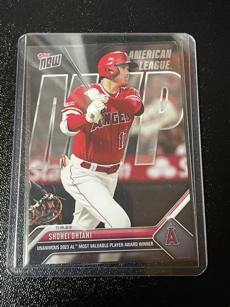 【未使用に近い】topps Now 大谷 翔平 Mvp受賞記念カードの落札情報詳細 ヤフオク落札価格検索 オークフリー