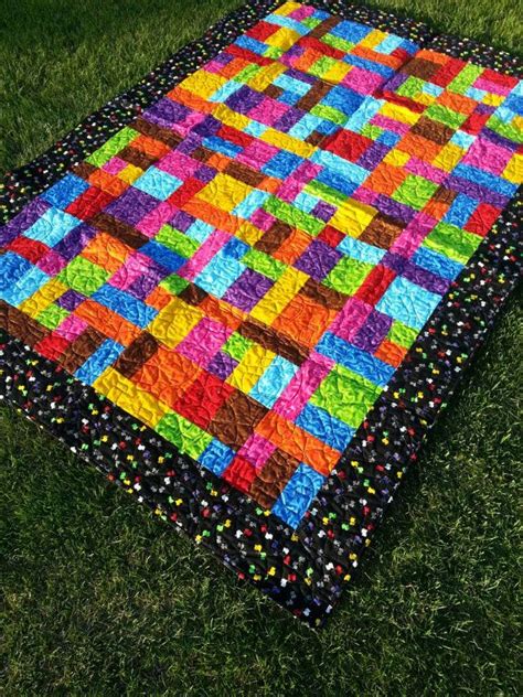 Twin Size Quilted Blanket Twin Bed Blanket Patchwork Quilt Etsy