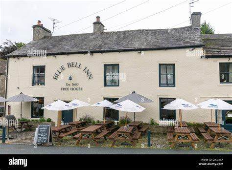 Blue Bell Inn Public House In The Yorkshire Village Of Kettlewell