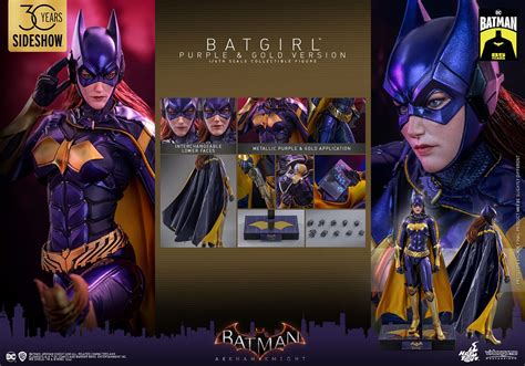 Batgirl Hot Toys Vgm Purple And Gold Batman Arkham Knight