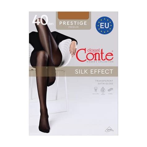 Колготки женские Conte elegant Prestige с эффектом шелка, без шортиков ...