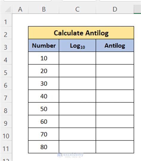 How To Calculate Antilog In Excel With 3 Criteria ExcelDemy