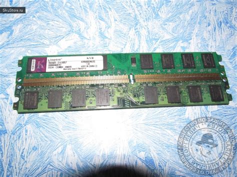 Оперативная память Kingston KVR800D2N6/2G, б/у, DDR2, 2Гб, 800 мГц, 10 ...