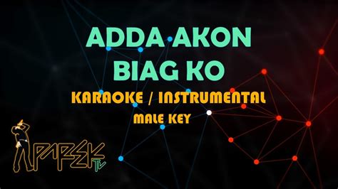 Adda Akon Biagko Male Key Hd Minus One Karaoke Youtube