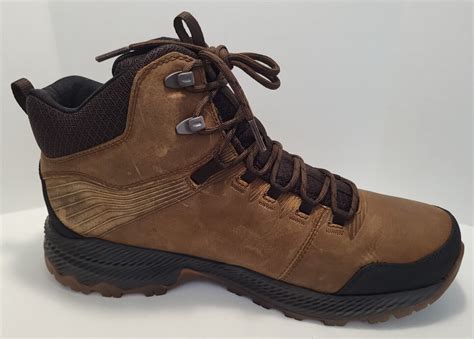 Merrell Forestbound New In Box Mid Wp Mens Tan Waterproof Hiking