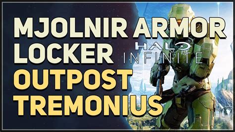 Outpost Tremonius Mjolnir Armor Locker Halo Infinite Youtube