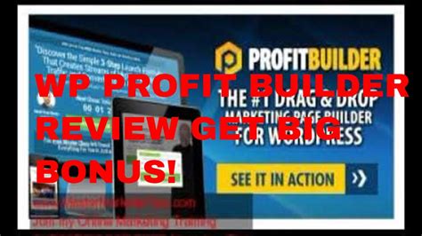 WP PROFIT BUILDER 2 0 REVIEW MASSIVE BONUS YouTube