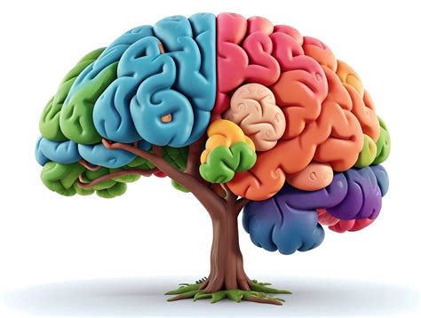 Download Artificial Intelligence Brain Tree Royalty Free Stock