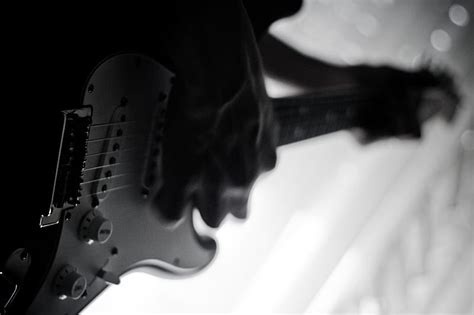 Grayscale of person playing electric guitar, HD wallpaper | Peakpx