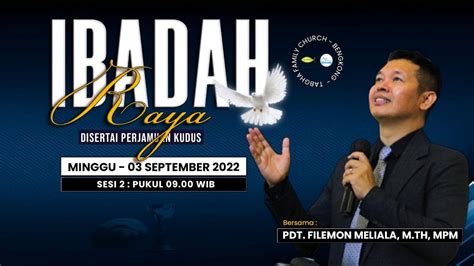 Ibadah Raya Live Streaming Sesi II GBI Tabgha Bengkong Botania