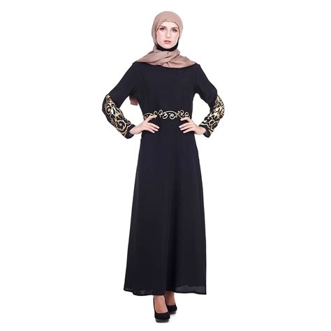 Elegant Muslim Dress Hot Stamping Abaya Turkish 2 Pieces Jilbab Dubai Female Islamic Party Robe