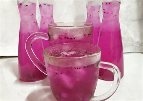 Resep Es Buah Naga Sparkling Oleh Tina Ellya Ikavatin Cookpad