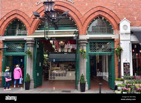 Georges Street Arcade Shopping Market Dublin Hi Res Stock Photography