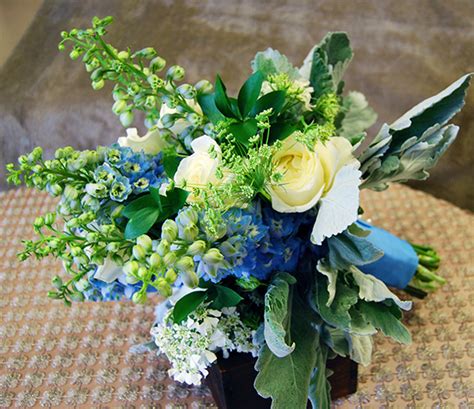 Blue Wedding Bouquets - Dream Bouquet Wedding Florist