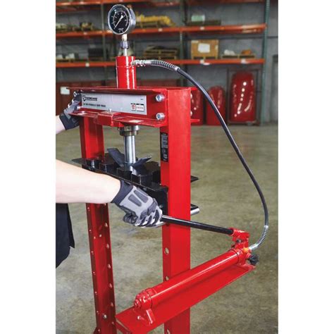 Strongway 20 Ton Hydraulic Shop Press with Gauge - Primadian