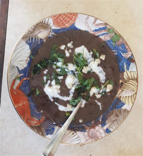 Black Turtle Bean Soup To Beat The Winter Blahs