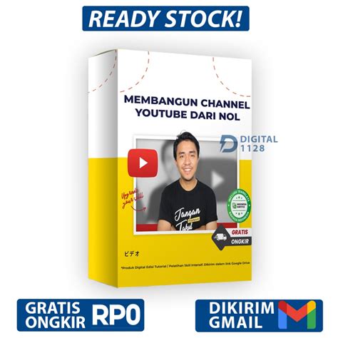 Jual Kelas Youtube Rio Purba Membangun Channel Youtube Dari Nol Omset