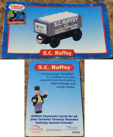 Thomas Wooden Railway Character Cards - Cards Info