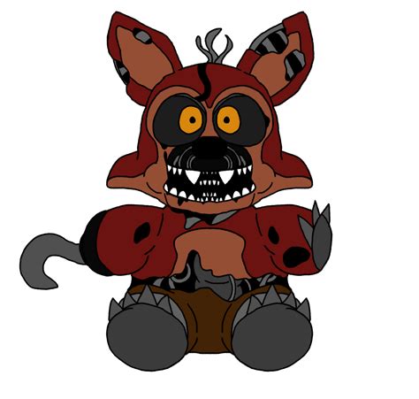 Redesigning FNAF plushies #1 Nightmare Foxy by Firemax09 on DeviantArt