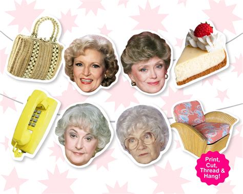 Golden Girls Banner Golden Girls Birthday 80s Party Banner 80s