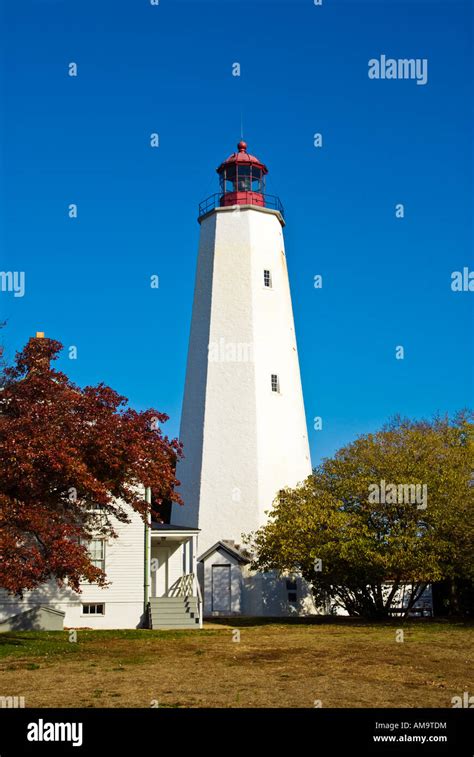 Sandy Hook Lighthouse Sandy Hook New Jersey New Jersey Stockfotografie Alamy