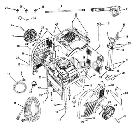 Husky Hu Husky Pressure Washer Pressure Washer Parts Lookup